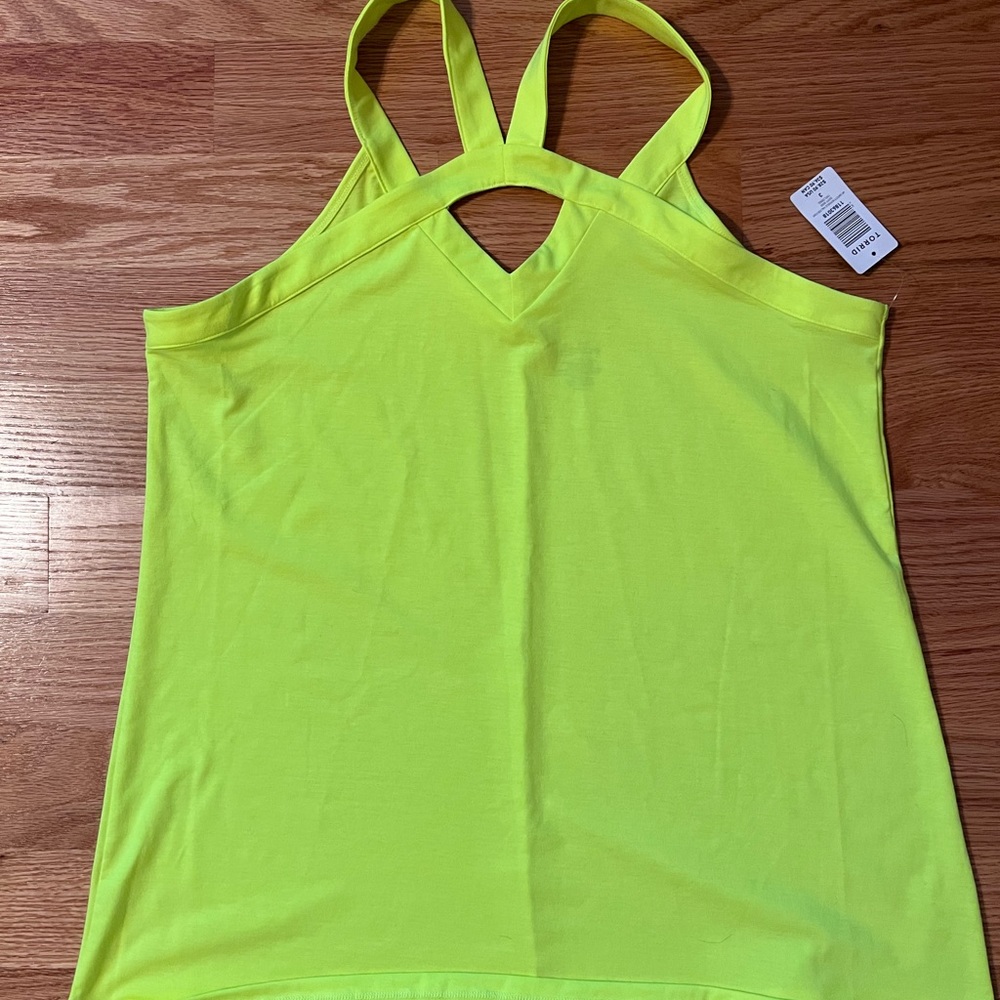 Torrid Neon Yellow Halter Top